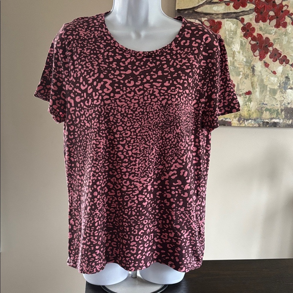 J Crew vintage cotton leopard shirt